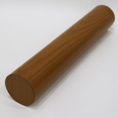 木製の穀物のアルミニウム バッフルの円形の管の天井0.7-1.0mmの厚さ